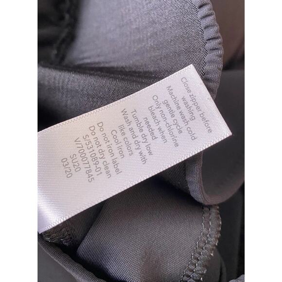 Athleta Cosmic Wide Leg High-Rise Anti-Wrinkle Black Pull-On Pants Sz M - Picture 8 of 8